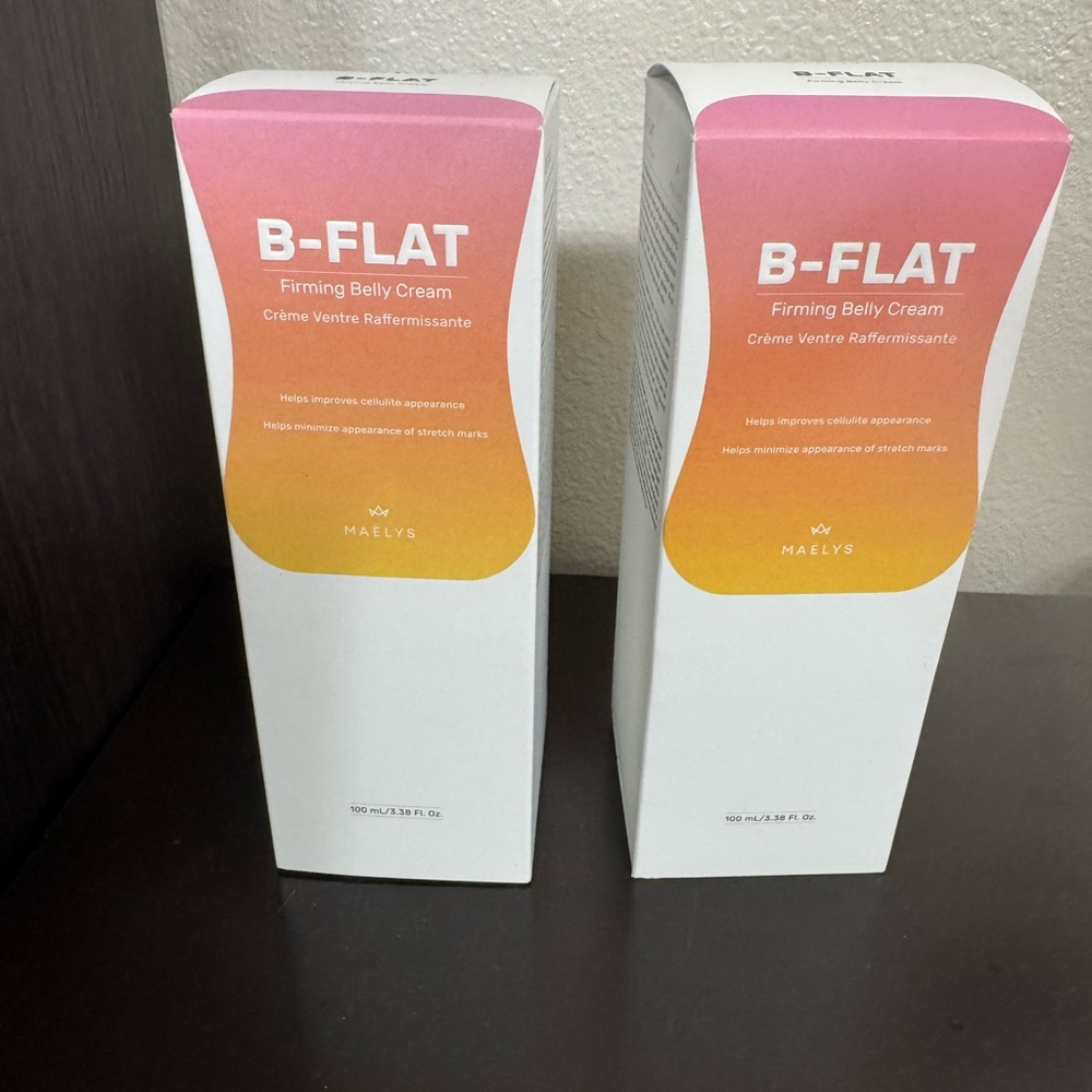 Marley’s B-FLAT Firming Belly Cream - 2 bottles